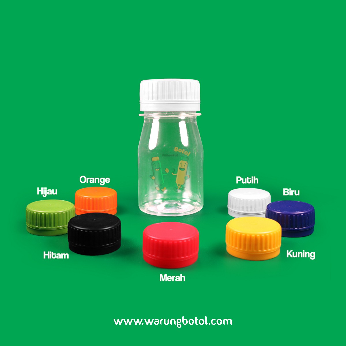 distributor toko jual botol plastik kimia tablet kapsul 50ml bening murah terdekat bandung jakarta bogor bekasi